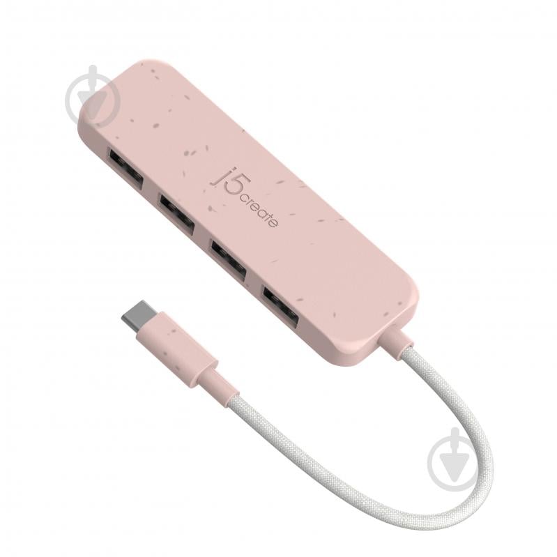 USB-хаб J5Create JCH341ER-N, USB 3.2, 10Gbps, USB-С на 4 USB-A - фото 1 USB-хаб J5Create JCH341ER-N, USB 3.2, 10Gbps, USB-С на 4 USB-A - фото 1