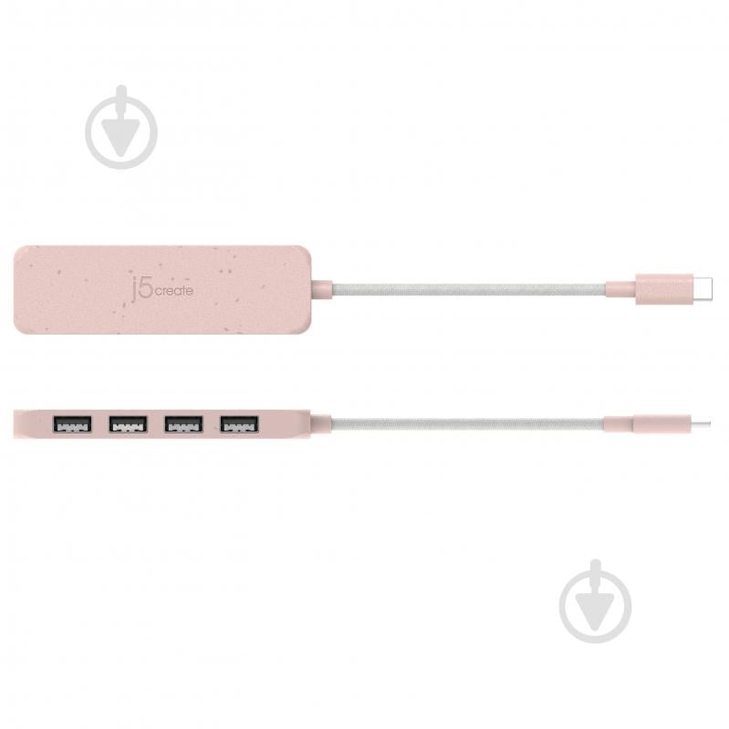 USB-хаб J5Create JCH341ER-N, USB 3.2, 10Gbps, USB-С на 4 USB-A - фото 4 USB-хаб J5Create JCH341ER-N, USB 3.2, 10Gbps, USB-С на 4 USB-A - фото 4