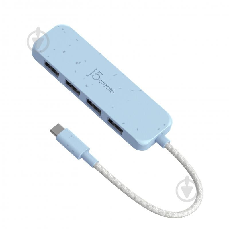 USB-хаб J5Create JCH341EC-N, USB 3.2, 10Gbps, USB-С на 4 USB-A - фото 1 USB-хаб J5Create JCH341EC-N, USB 3.2, 10Gbps, USB-С на 4 USB-A - фото 1