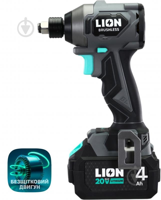 Гайковерт аккумуляторный LION BW1-20BL-280NM 280 Нм - фото 4