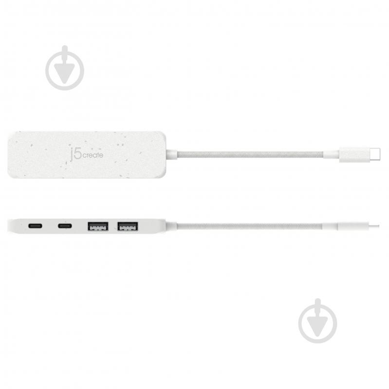 USB-хаб J5Create JCH342EW-N, USB 3.2, 10Gbps, USB-С на 2 USB-A/2 USB-С - фото 4 USB-хаб J5Create JCH342EW-N, USB 3.2, 10Gbps, USB-С на 2 USB-A/2 USB-С - фото 4