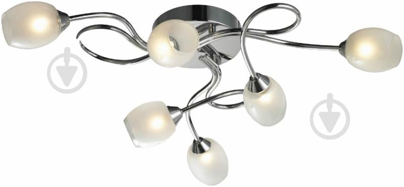 Люстра стельова Crystal Lux 6xG9 білий Bella/PL6 - фото 1