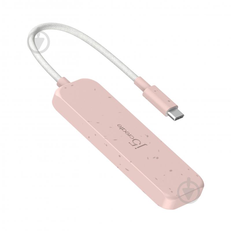 USB-хаб J5Create JCH345ER-N, USB 3.2, 10Gbps, USB-С на 4 USB-С - фото 3