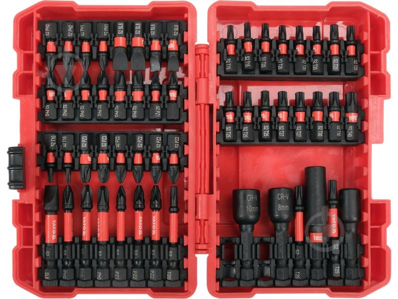 Набір насадок YATO 54 шт. YT-04617 - фото 1 Набір насадок YATO 54 шт. YT-04617 - фото 1