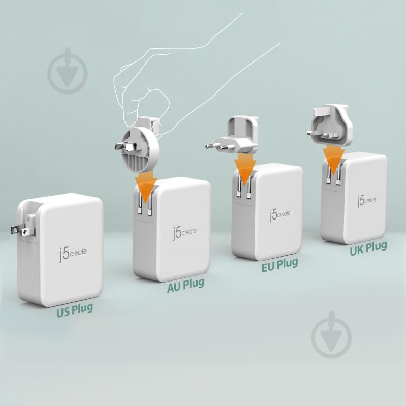 Зарядное устройство J5Create JUP43130E-EN - фото 5 Зарядное устройство J5Create JUP43130E-EN - фото 5