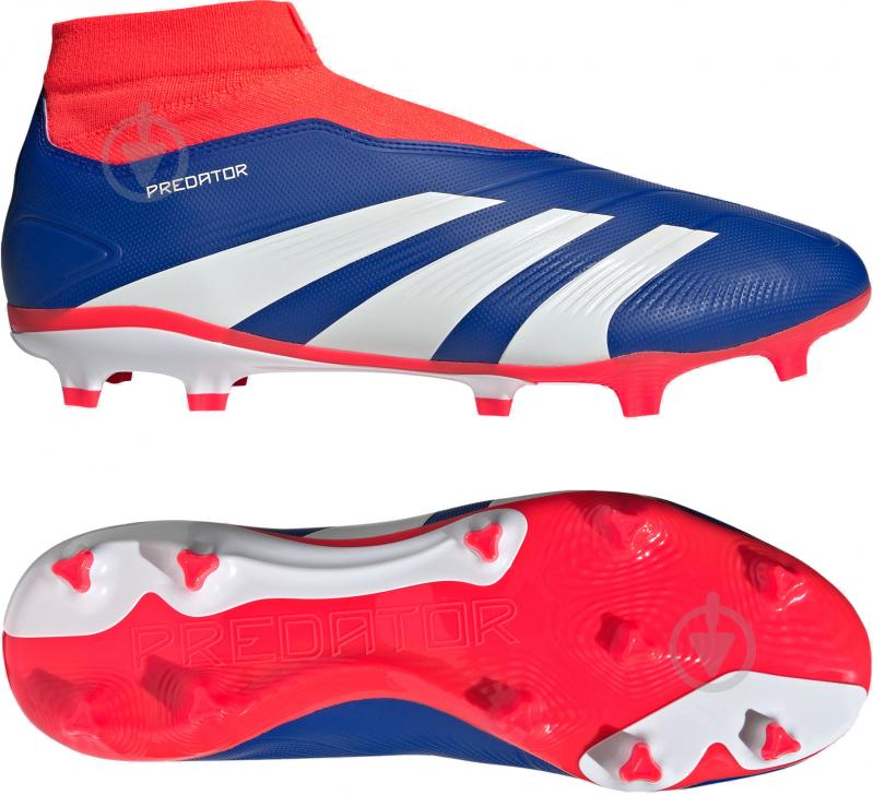 Бутсы Adidas PREDATOR LEAGUE LL IF6333 р.42 2/3 синий - фото 10