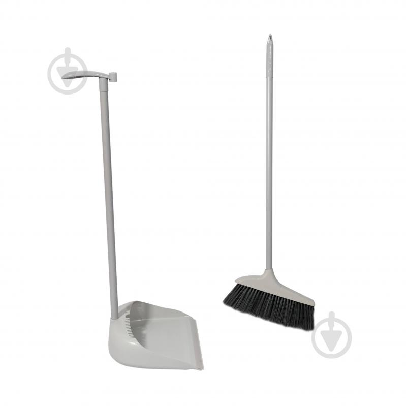 Совок зі щіткою KL-137 Kornel 70 см сірий 1704205008630 - фото 3 Совок зі щіткою KL-137 Kornel 70 см сірий 1704205008630 - фото 3