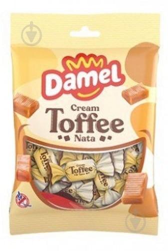 Конфеты Damel Toffee cream nata без глютену 120 г - фото 1