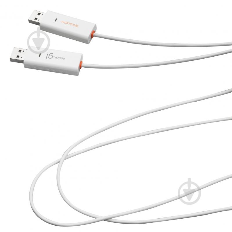Адаптер USB-A/USB-A, Windows & Mac 1,8 м white (JUC400-N) - фото 4