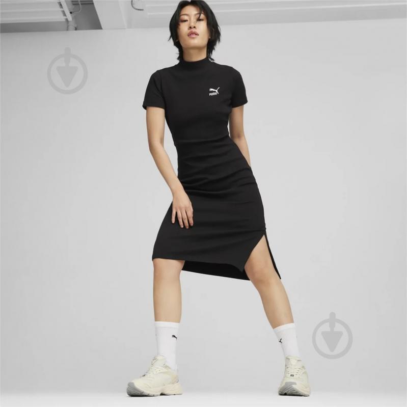 Сукня Puma Classics Ribbed 624256-01 р.M чорний - фото 5