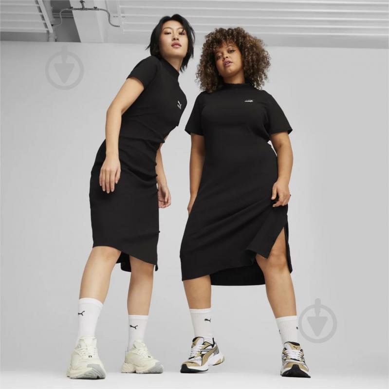 Сукня Puma Classics Ribbed 624256-01 р.M чорний - фото 1
