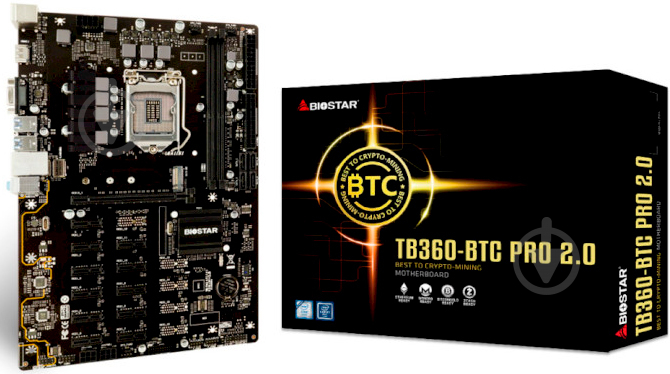 Материнская плата Biostar TB360-BTC PRO 2.0 (LGA 1151, Intel B360, ATX) - фото 4