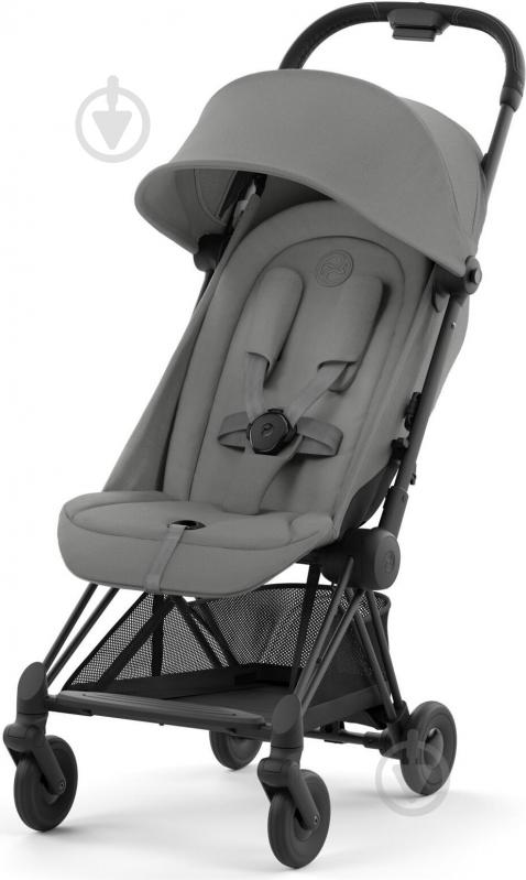 Коляска прогулочная Cybex Coya Matt Black Mirage Grey - фото 1