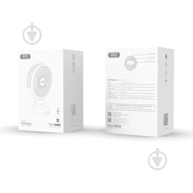 Вентилятор Xo MF78 white - фото 3