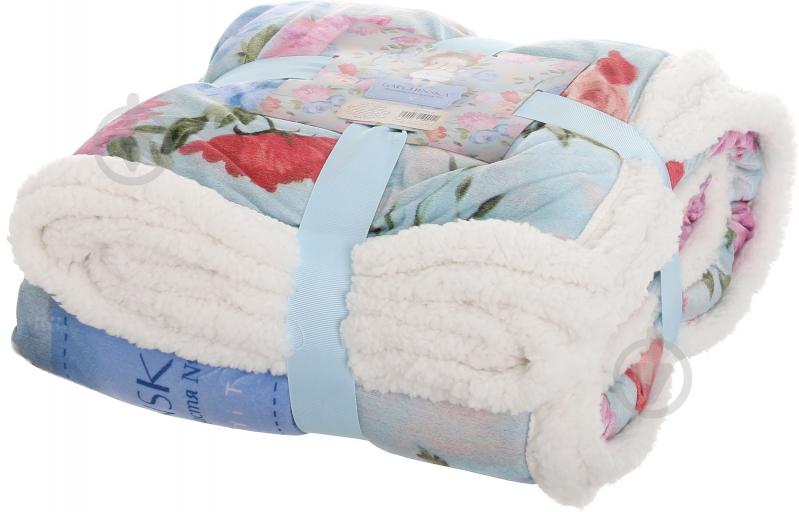 Плед Ангел 160x200 см голубой Gapchinska - фото 4