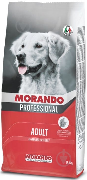 Корм для усіх порід Morando Morando Professional Adult with Veal для дорослих собак, з яловичиною 15 кг 15 кг - фото 1