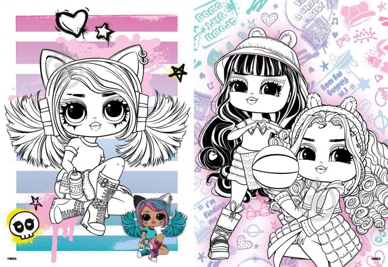 Книга-розмальовка «Skate Dance Tweens» - фото 3