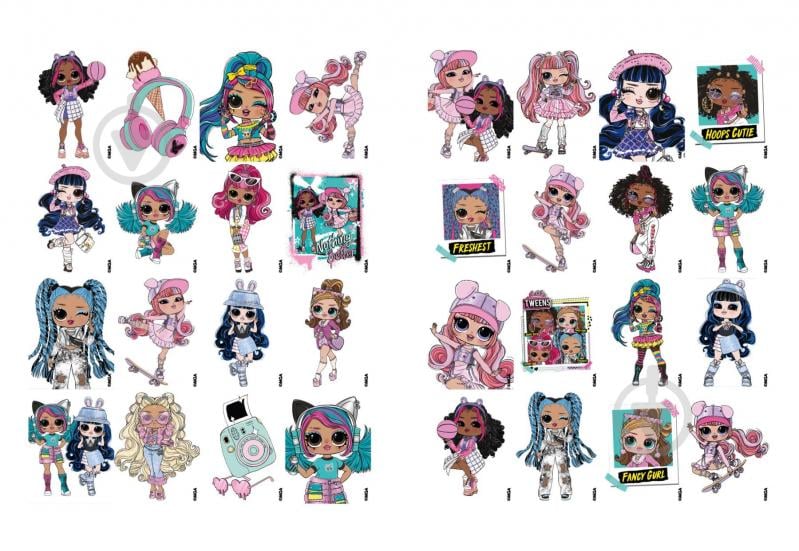 Книга-розмальовка «Skate Dance Tweens» - фото 2