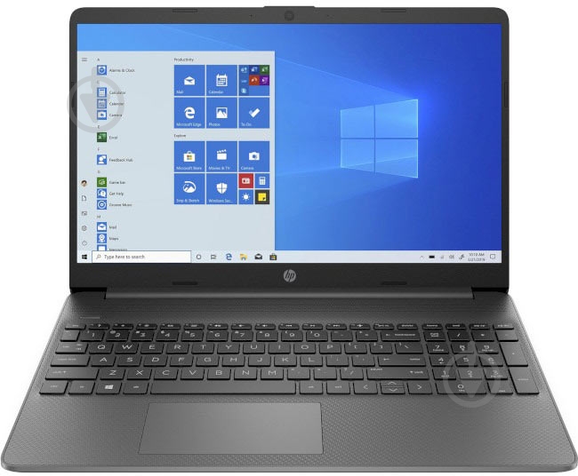 Ноутбук HP 15s-eq1093ur 15,6 (25T06EA) grey - фото 1