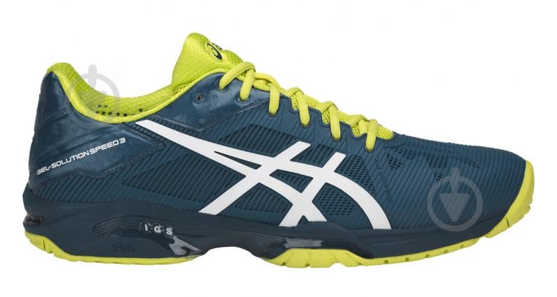 Кроссовки мужские Asics GEL-SOLUTION SPEED 3 E600N-4501 р.44,5 темно-синие - фото 1