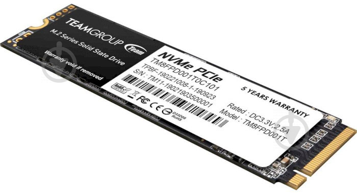 SSD-накопитель Team 1000GB M.2 PCI Express 3.0 x4 3D NAND (TM8FPD001T0C101) - фото 2