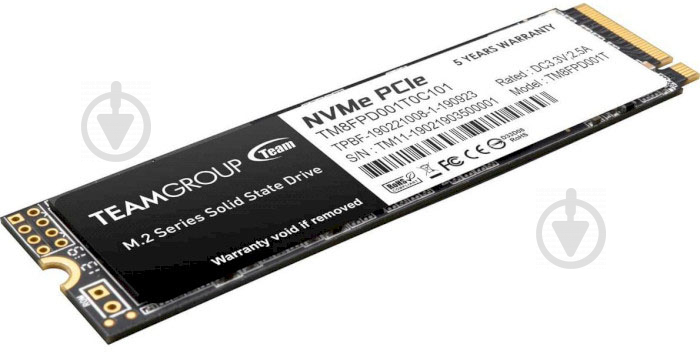 SSD-накопитель Team 1000GB M.2 PCI Express 3.0 x4 3D NAND (TM8FPD001T0C101) - фото 3