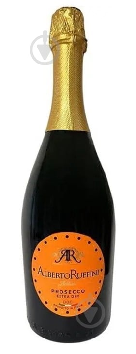 Вино игристое Alberto Ruffini Prosecco Extra Dry белое сухое 0,75 л - фото 1 Вино игристое Alberto Ruffini Prosecco Extra Dry белое сухое 0,75 л - фото 1
