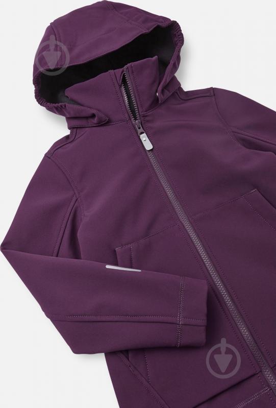 Куртка для дівчаток Reima Softshell Espoo р.116 фіолетовий 5100014A-4960 - фото 4