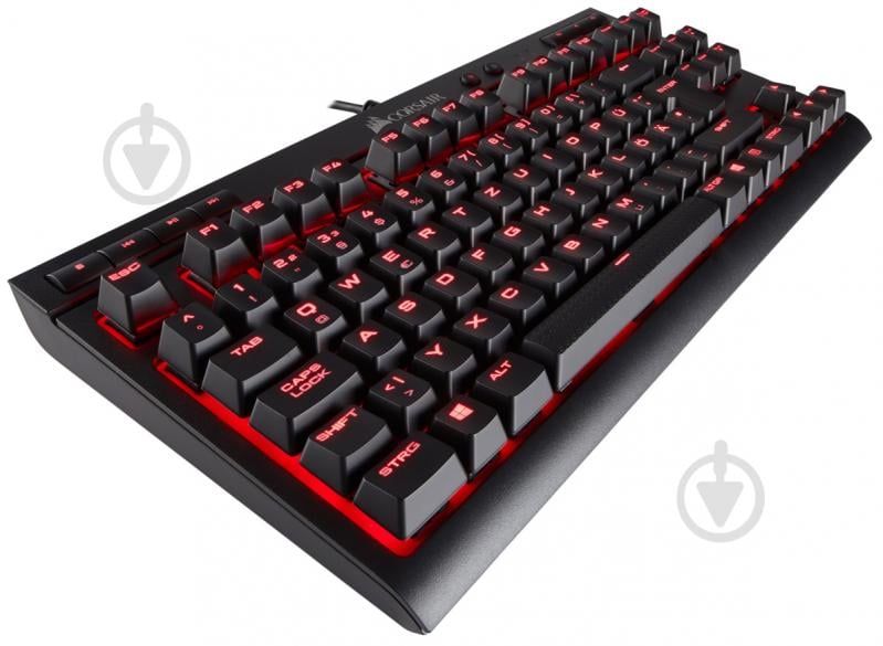 Клавиатура игровая Corsair (CH-9115020-RU) K63 RGB Cherry MX Red USB black - фото 3