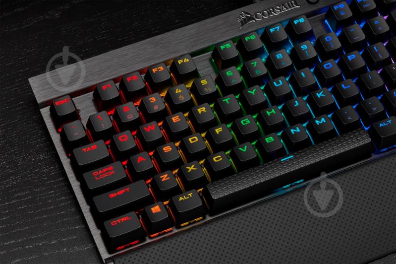 Клавиатура игровая Corsair (CH-9110014-RU) K65 RGB Cherry MX Red USB black - фото 11