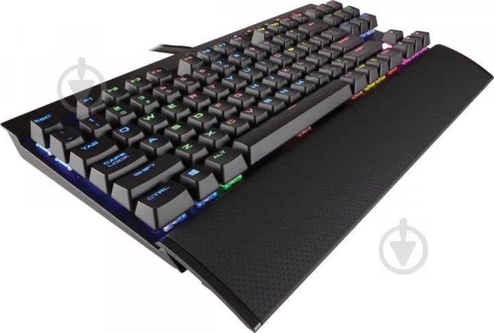 Клавиатура игровая Corsair (CH-9110014-RU) K65 RGB Cherry MX Red USB black - фото 2