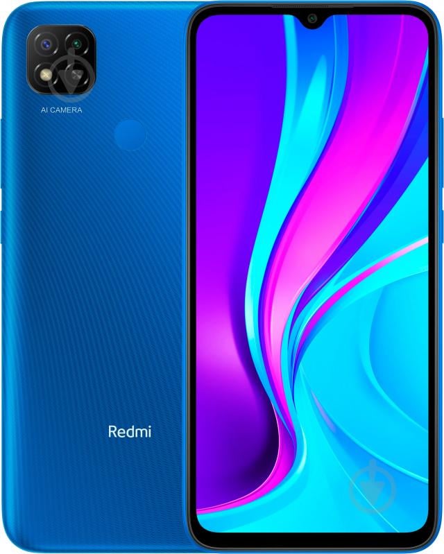 Смартфон Xiaomi Redmi 9C 3/64GB twilight blue (660926) - фото 1