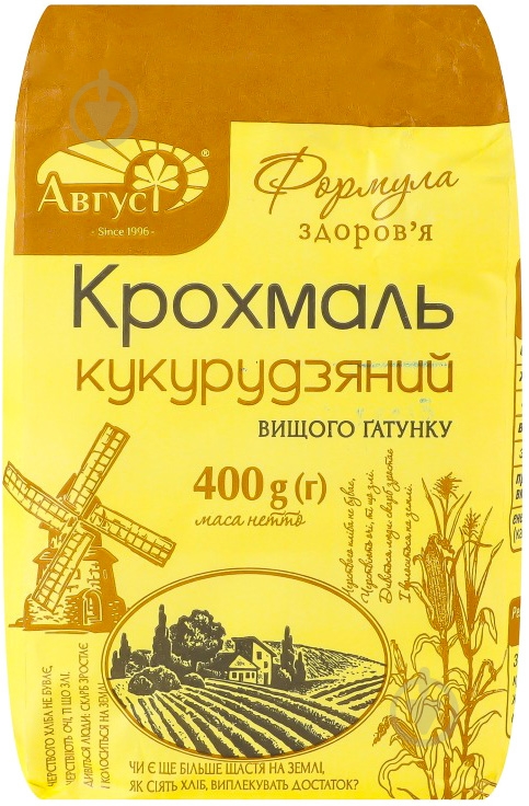 Крахмал кукурузный Август 400 г - фото 1