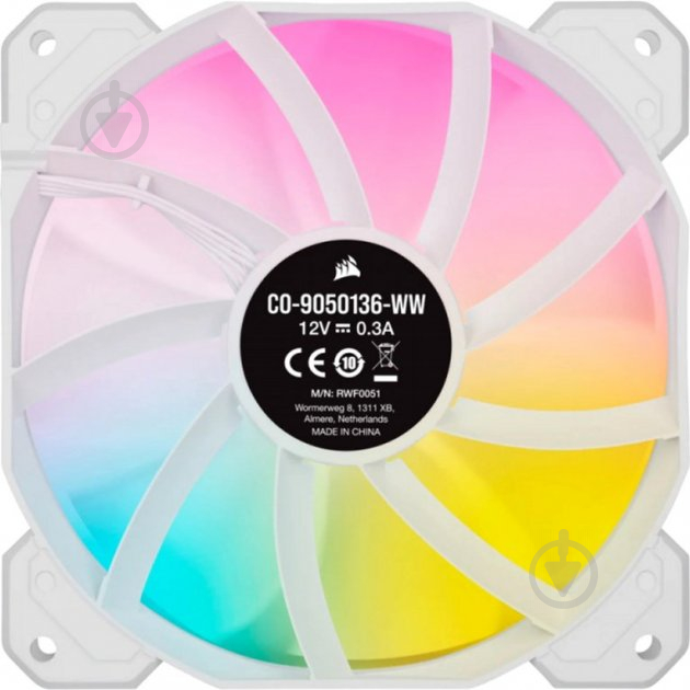 Вентилятор для корпуса Corsair iCUE SP120 RGB Elite Performance - фото 3