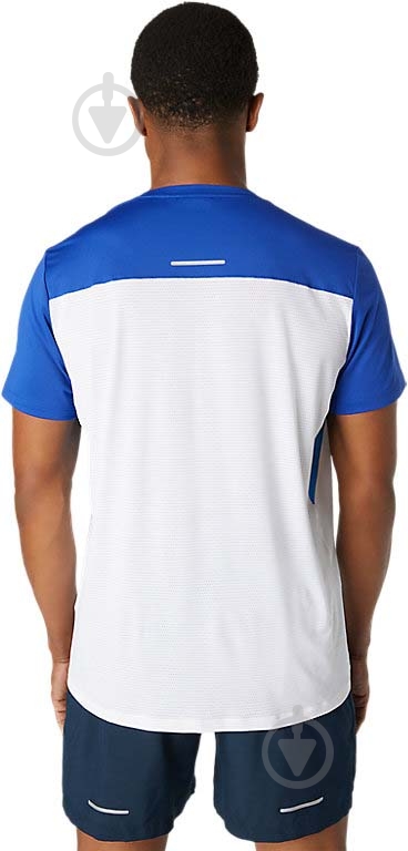 Футболка Asics RACE SS TOP 2011A781-106 р.M бело-синий - фото 2 Футболка Asics RACE SS TOP 2011A781-106 р.M бело-синий - фото 2