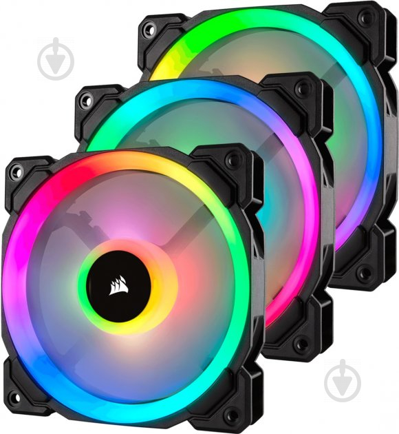 Вентилятор для корпуса Corsair LL120 RGB (3 Fan Pack) - фото 1