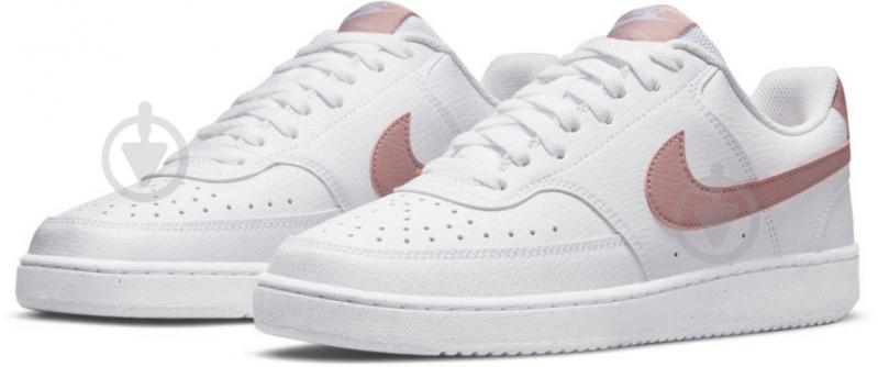 Кроссовки женские демисезонные Nike Court Vision Low Next Nature DH3158-102 р.39 белые - фото 5