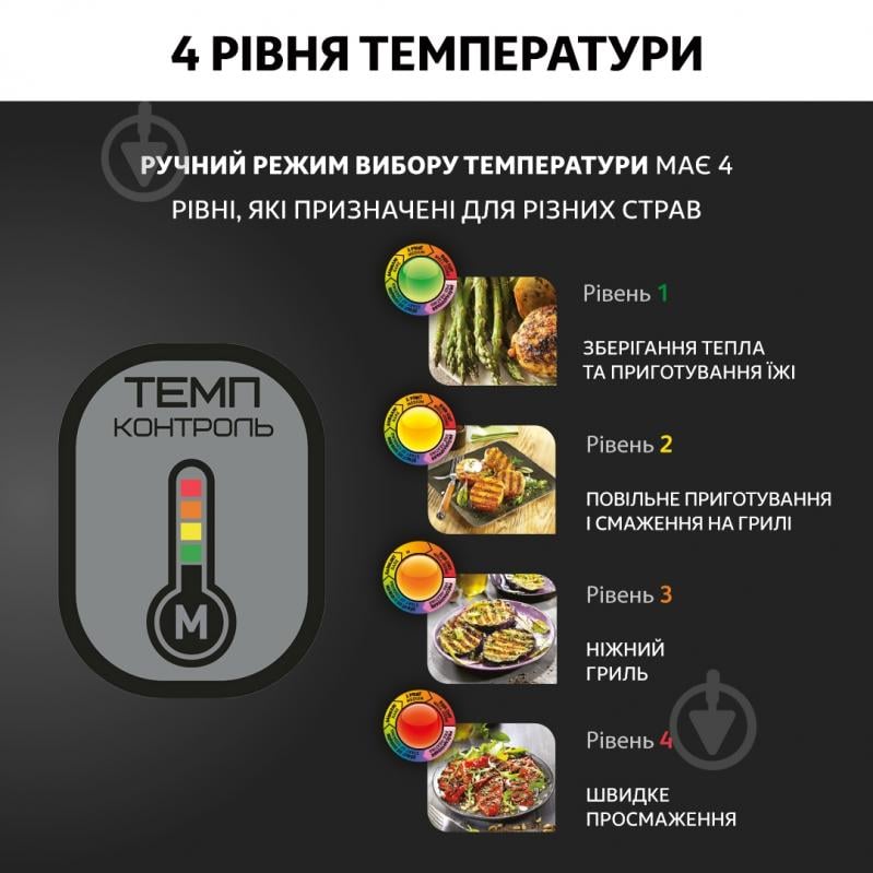 Гриль-барбекю Tefal OptiGrill+ XL GC722834 - фото 8