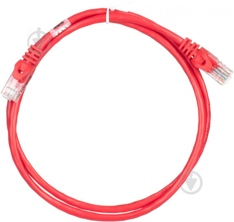 Патч-корд 2E Cat 5e UTP 26AWG 2E-PC5ECA-100RD 1 м червоний - фото 2