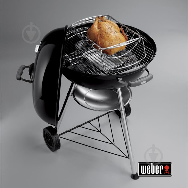 Гриль угольный Weber Compact Kettle черный 57 см 1221004 - фото 9