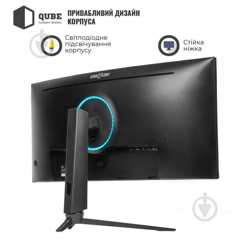 Монитор QUBE Overlord 34" (C34UQ180HC) - фото 7