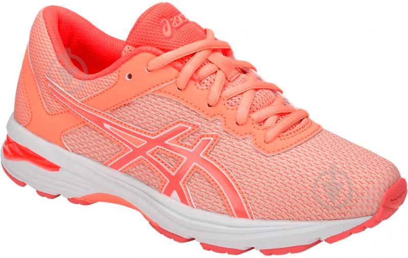 Кроссовки для девочек демисезонные Asics GT-1000 6 GS C740N-9506 р.35 абрикос-коралловые - фото 1