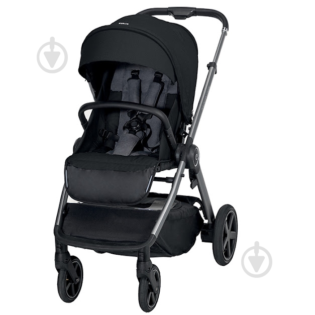 Коляска универсальная 2 в 1 ESPIRO Only New 10 Black Space (Silver Frame) - фото 2