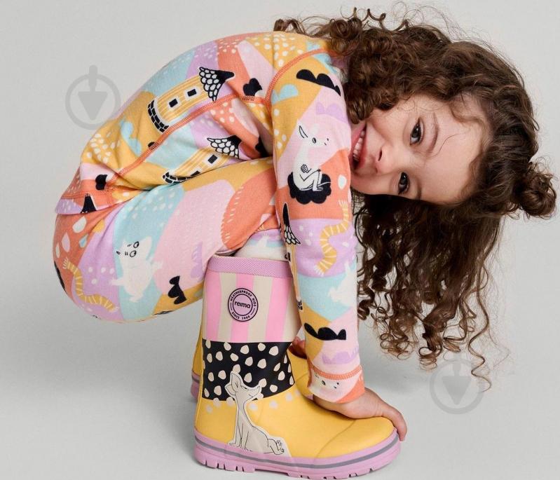 Сапоги для девочек Reima Magisk Moomin размер 25 сиреневый - фото 10