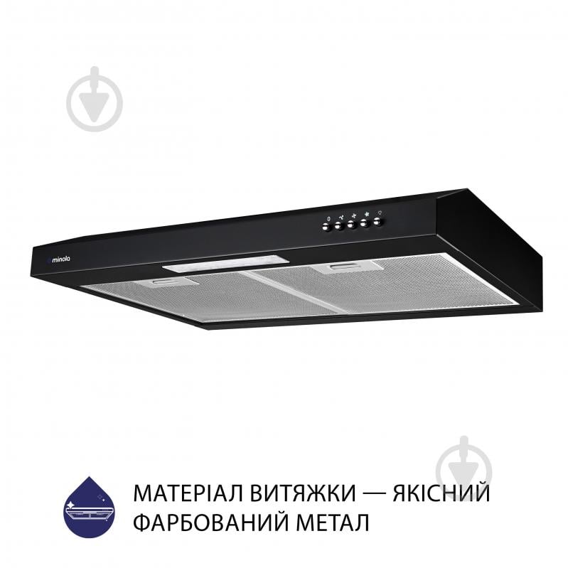 Витяжка Minola HPL 612 BL пласка - фото 3