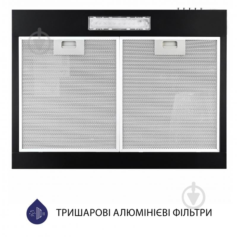 Витяжка Minola HPL 612 BL пласка - фото 5