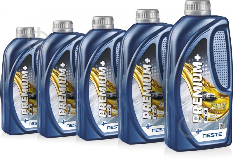 ᐉ Моторне мастило Neste Oil PREMIUM+ 5W-40 5 л • Краща ціна в Києві ...