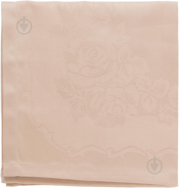 Салфетка Kristal Rose 40x40 см темно-бежевый TTT - фото 3