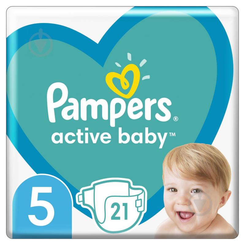 Подгузники Pampers Active Baby 5 11-16 кг 21 шт. - фото 1