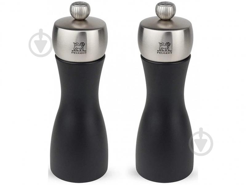 Млинок для перцю Peugeot Fidji 15 см чорний матовий з сріблястим (17132_BS) - фото 3